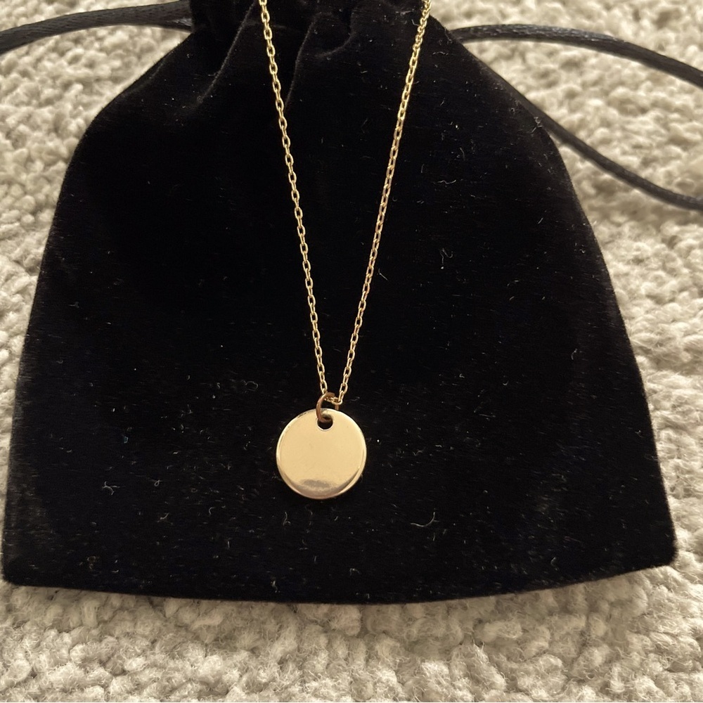 3/$25 Gold Disk Necklace